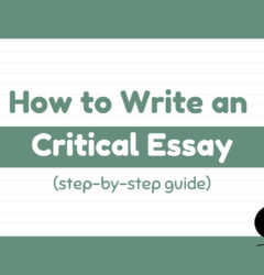 How Write critical essay