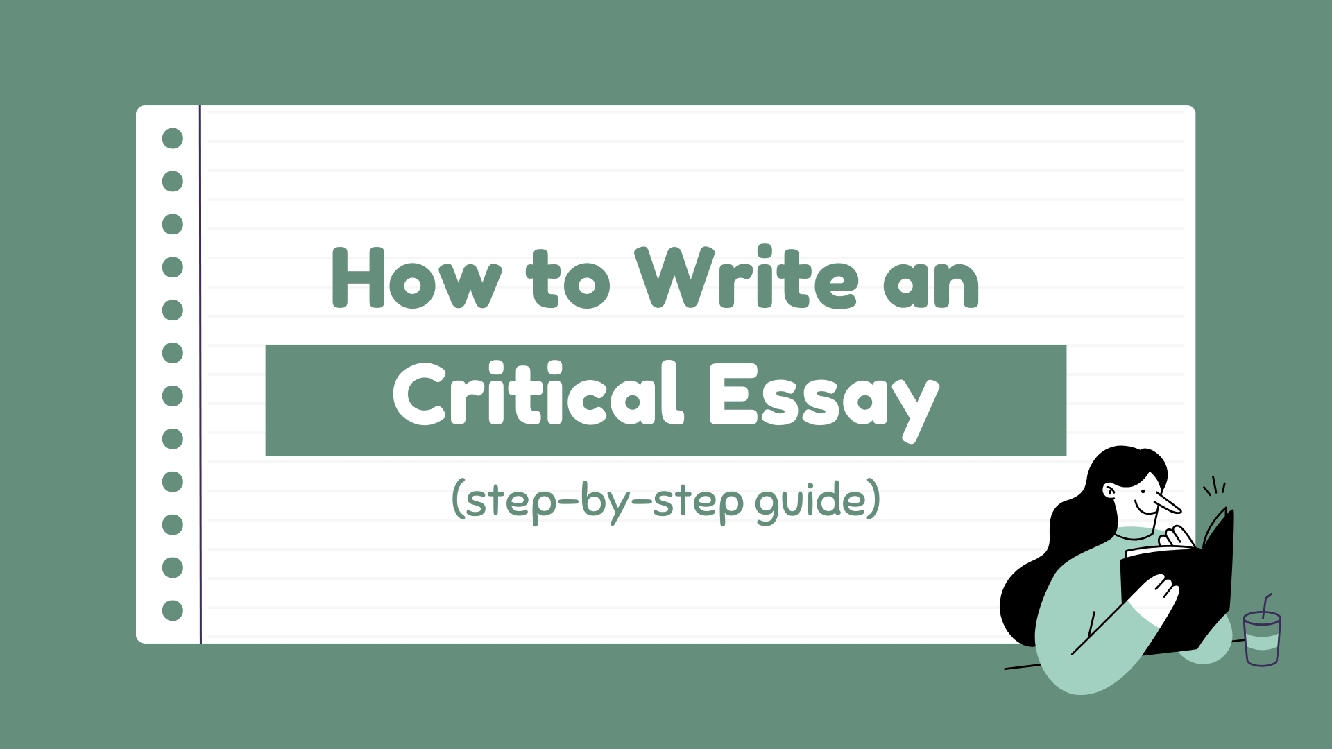 how to write a critical essay