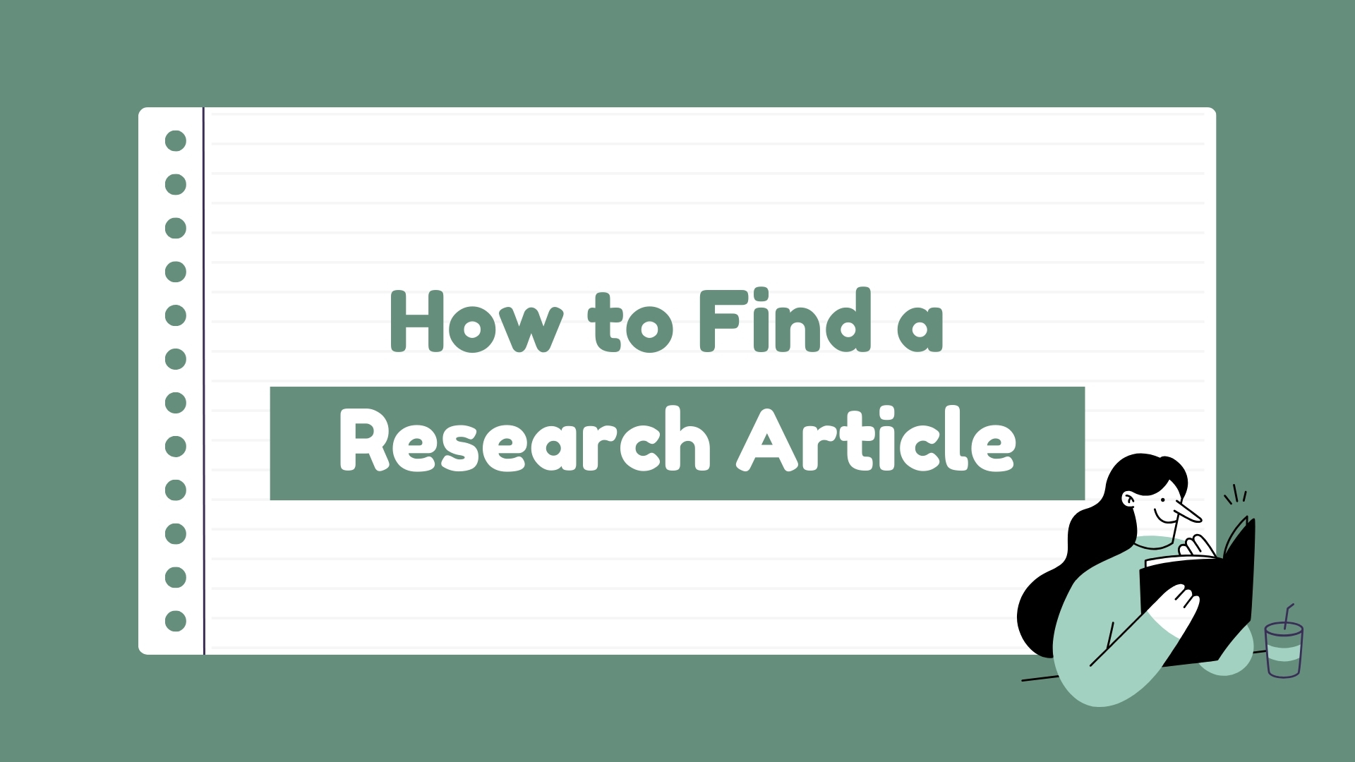 how to find a research article