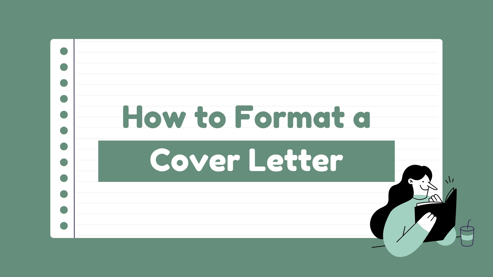 how to format a cover letter