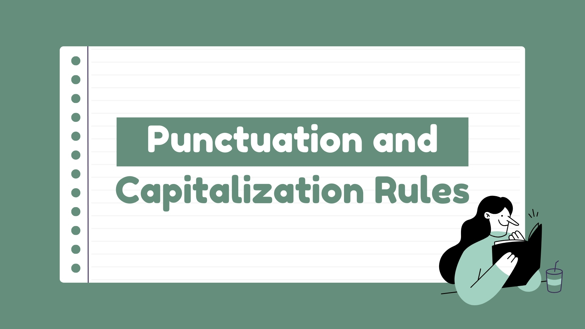 Punctuation and Capitalization rules in grammar