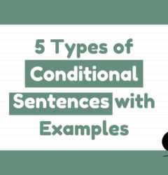 Conditional Sentences