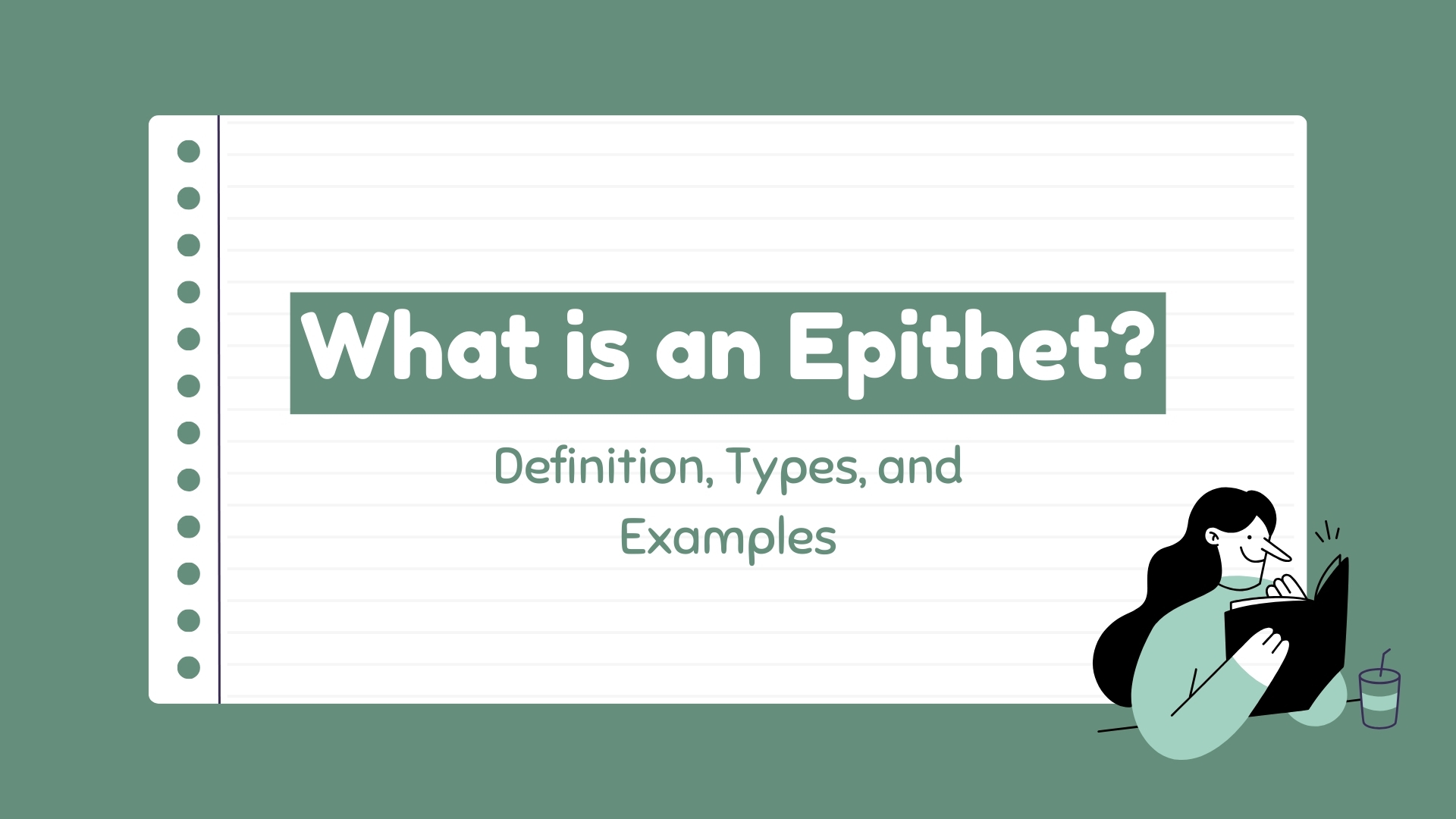 what is an epithet. definition, types and examples of epithet