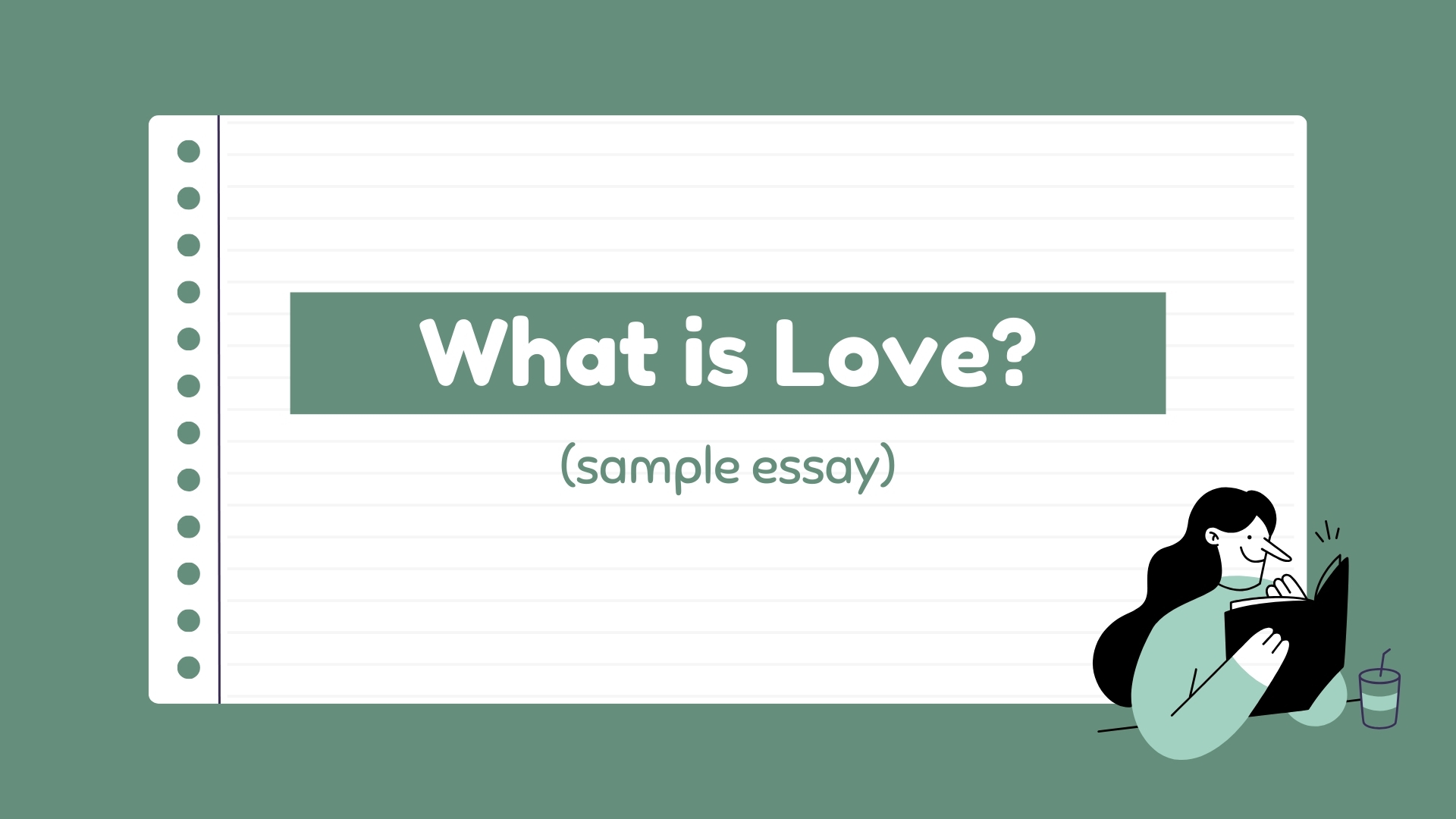 sample essay on what is love?