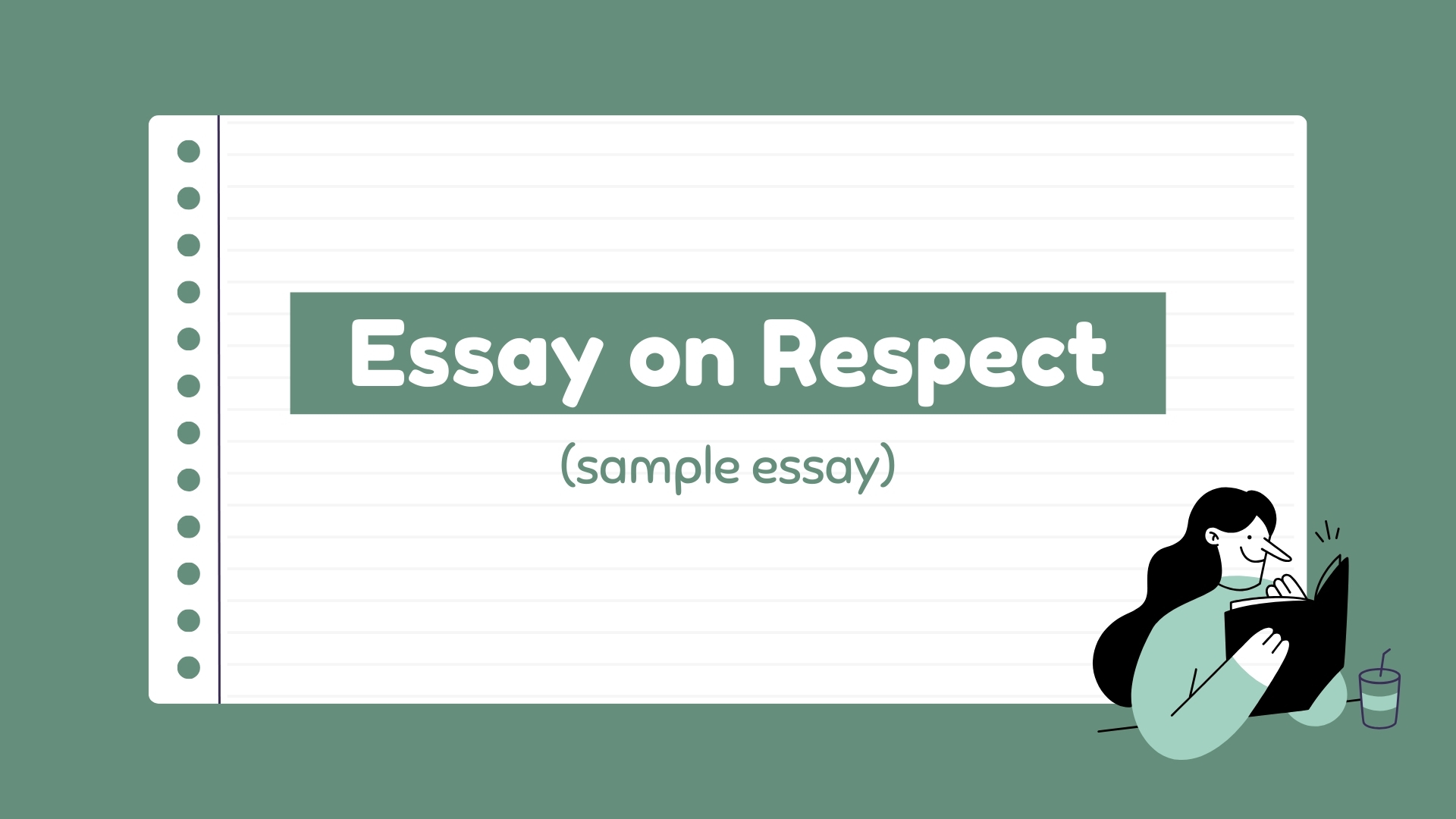 sample essay on respect