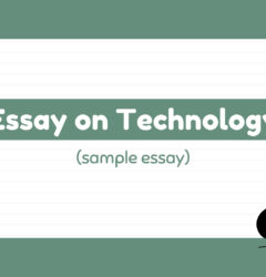 sample essay on technology
