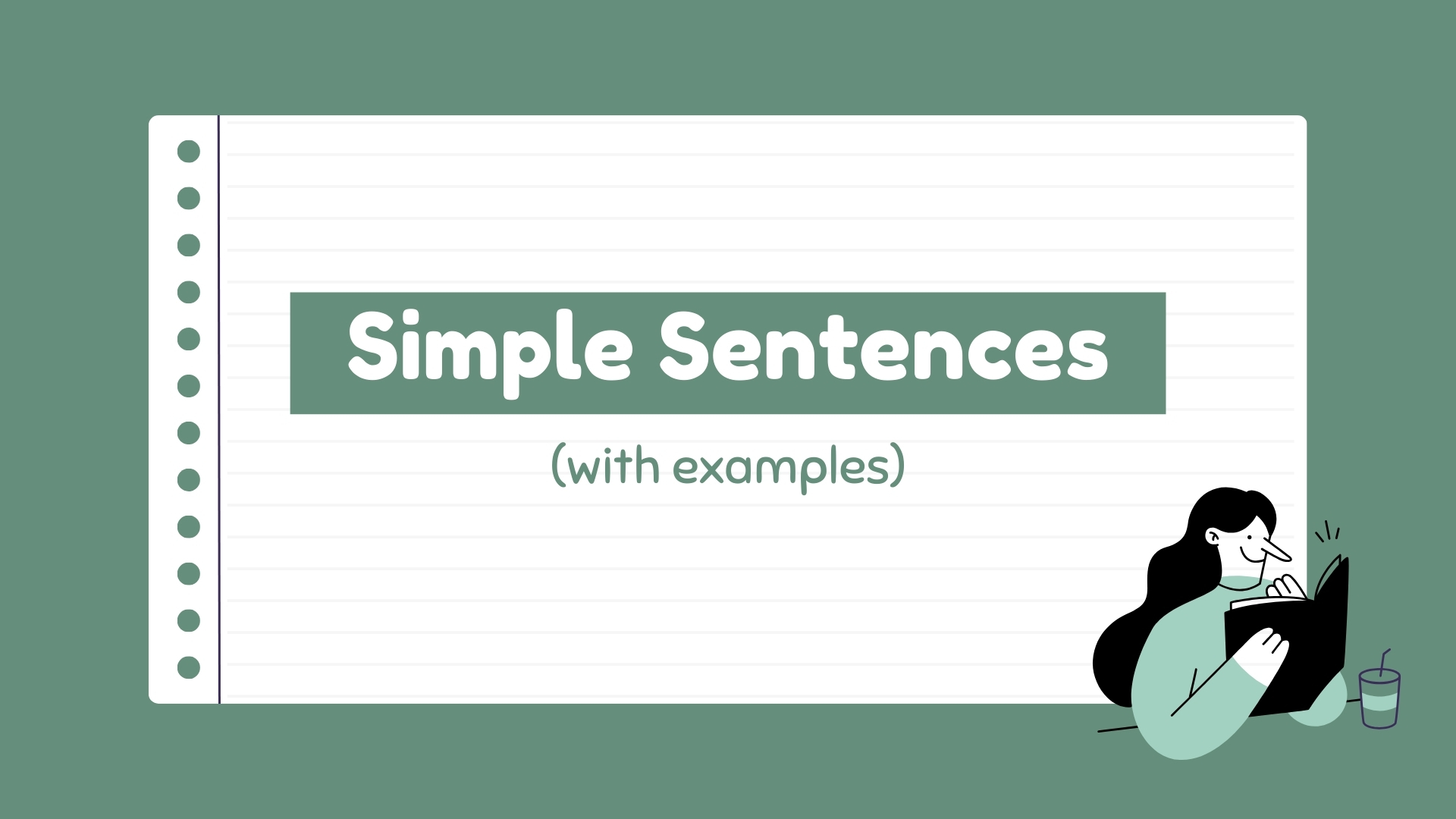 explanation of simple sentences with examples