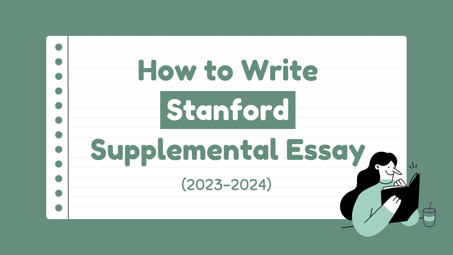 how to write a stanford supplemental essay 2023-2024