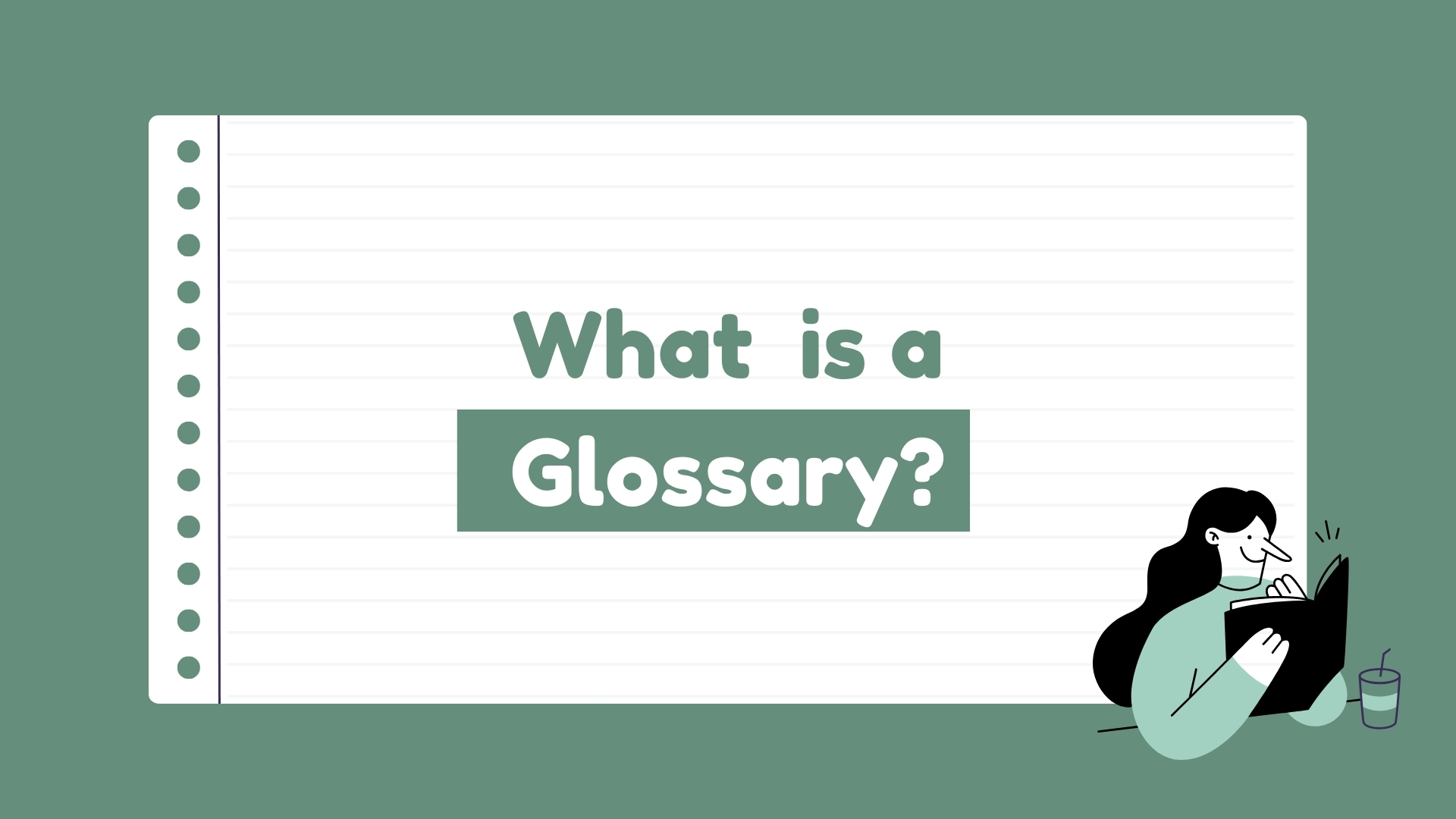 what is a glossary