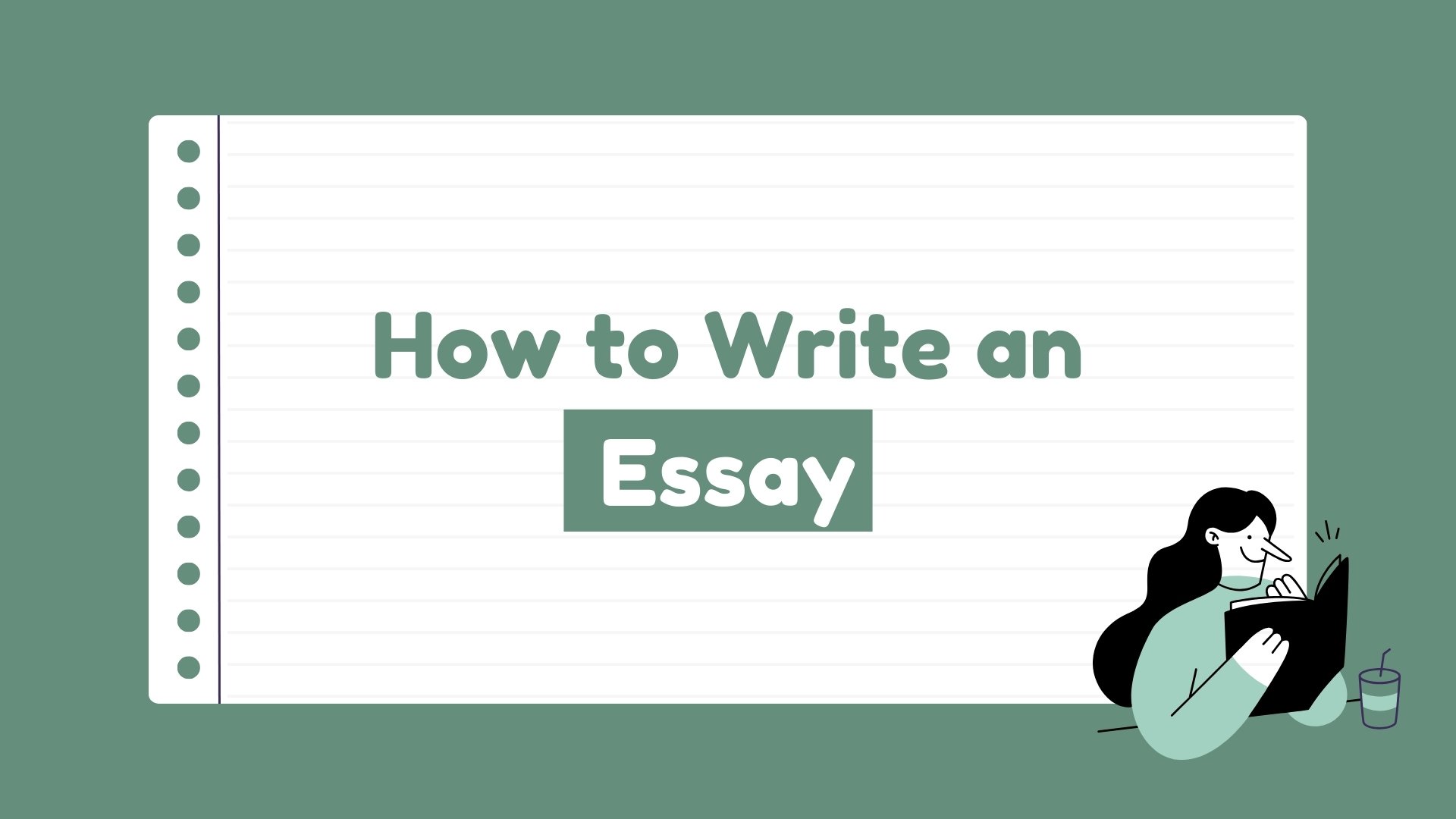 how to write an essay