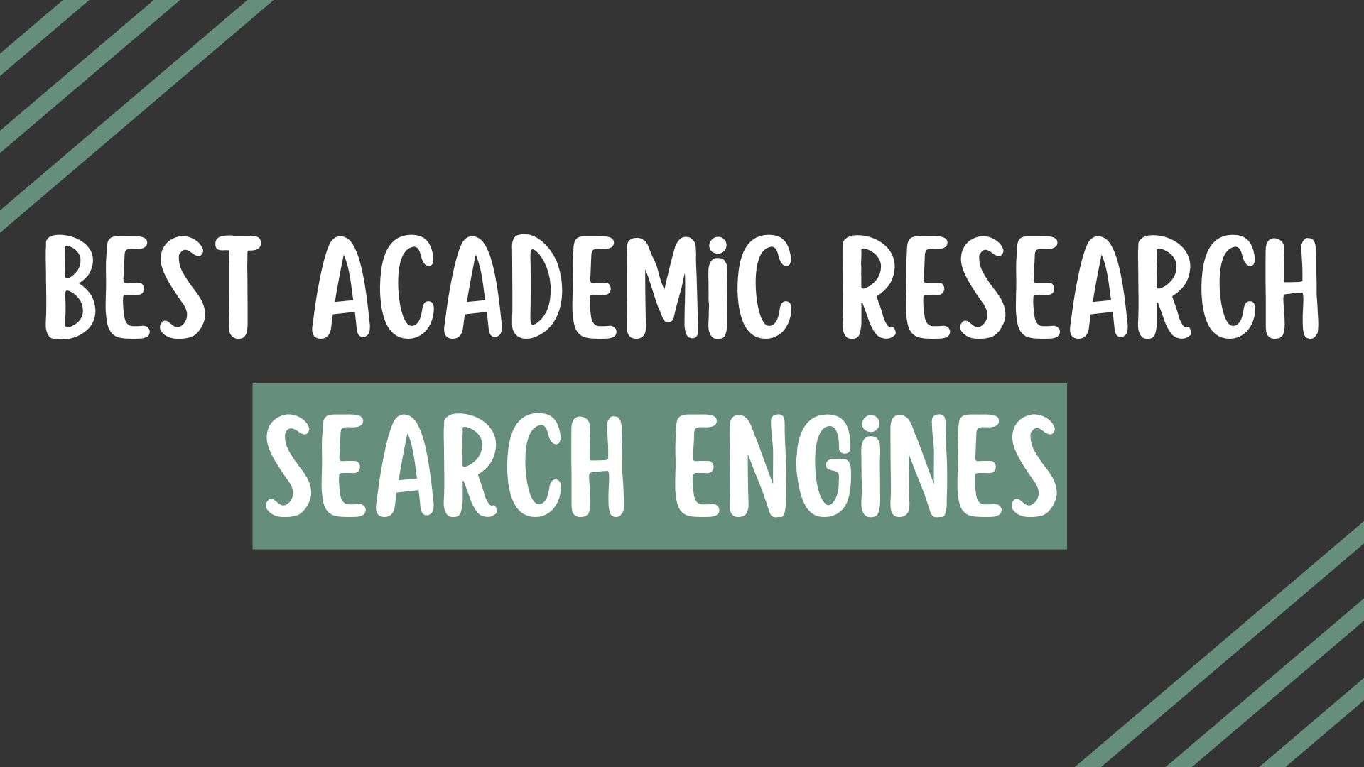 Best Academic Research Search Engines for Students and Scholars