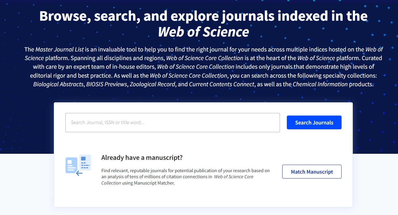 Clarivate Web of Science: A Comprehensive Citation Database