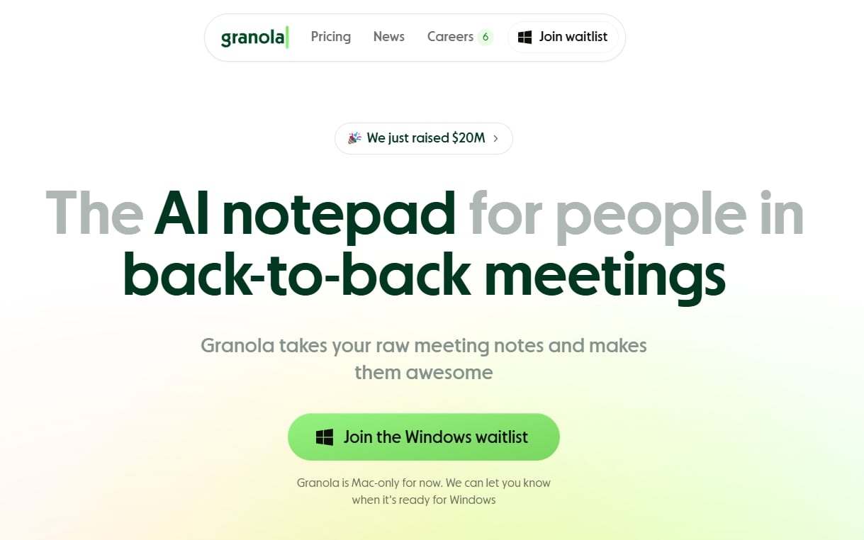 Granola is AI notepad for people in back-to-back meetings