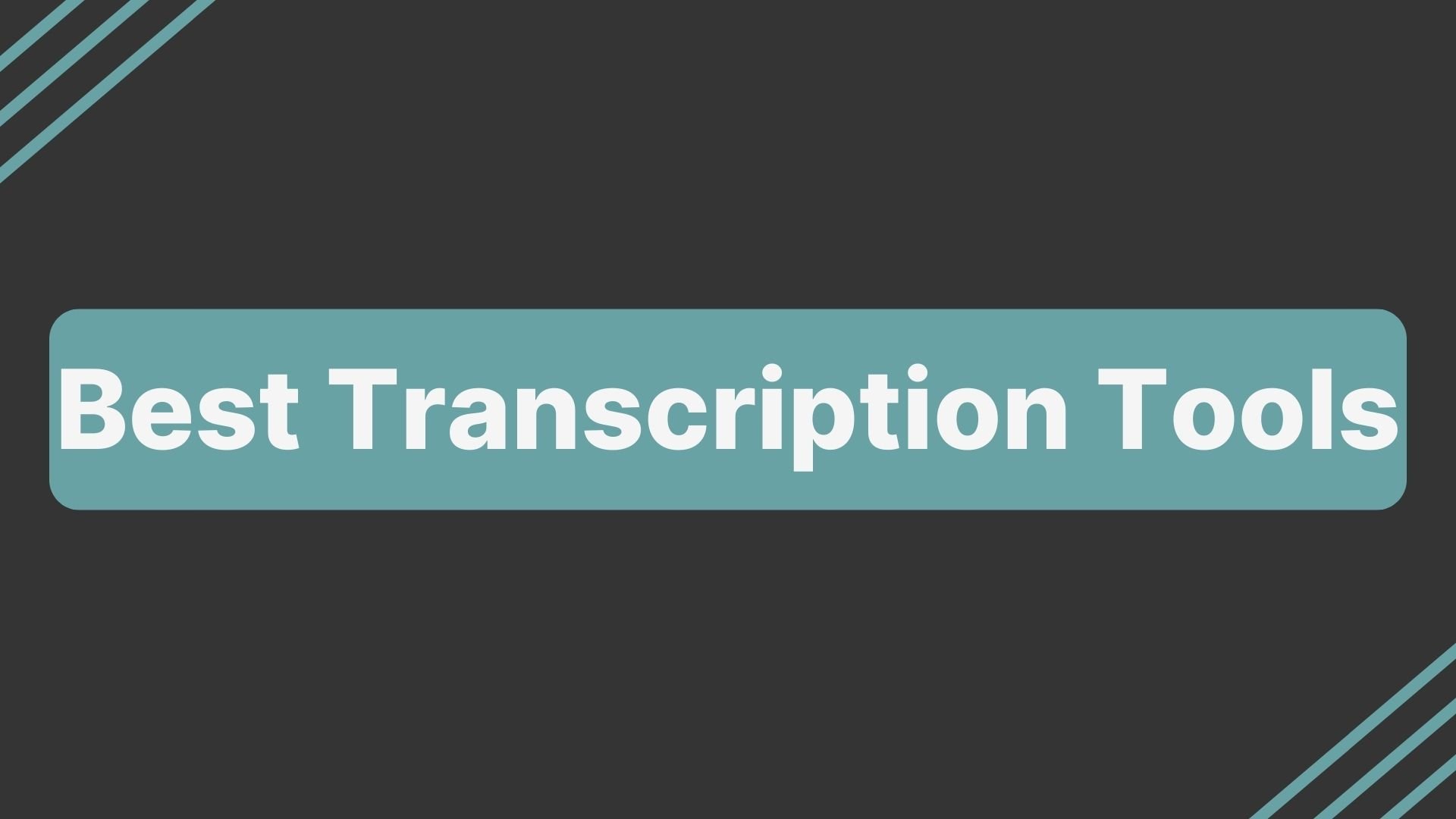 8 best transcription tools of 2025