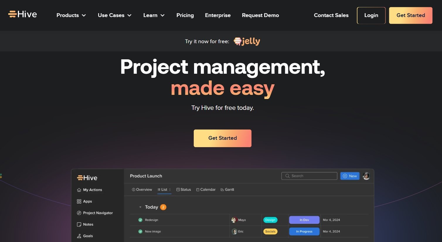 Hive — Collaborative Project Management with AI Integration